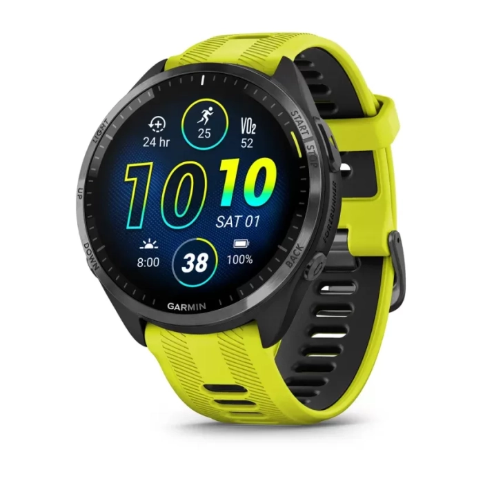 GARMIN Forerunner 965 Carbon Grey DLC Titanium Yellow